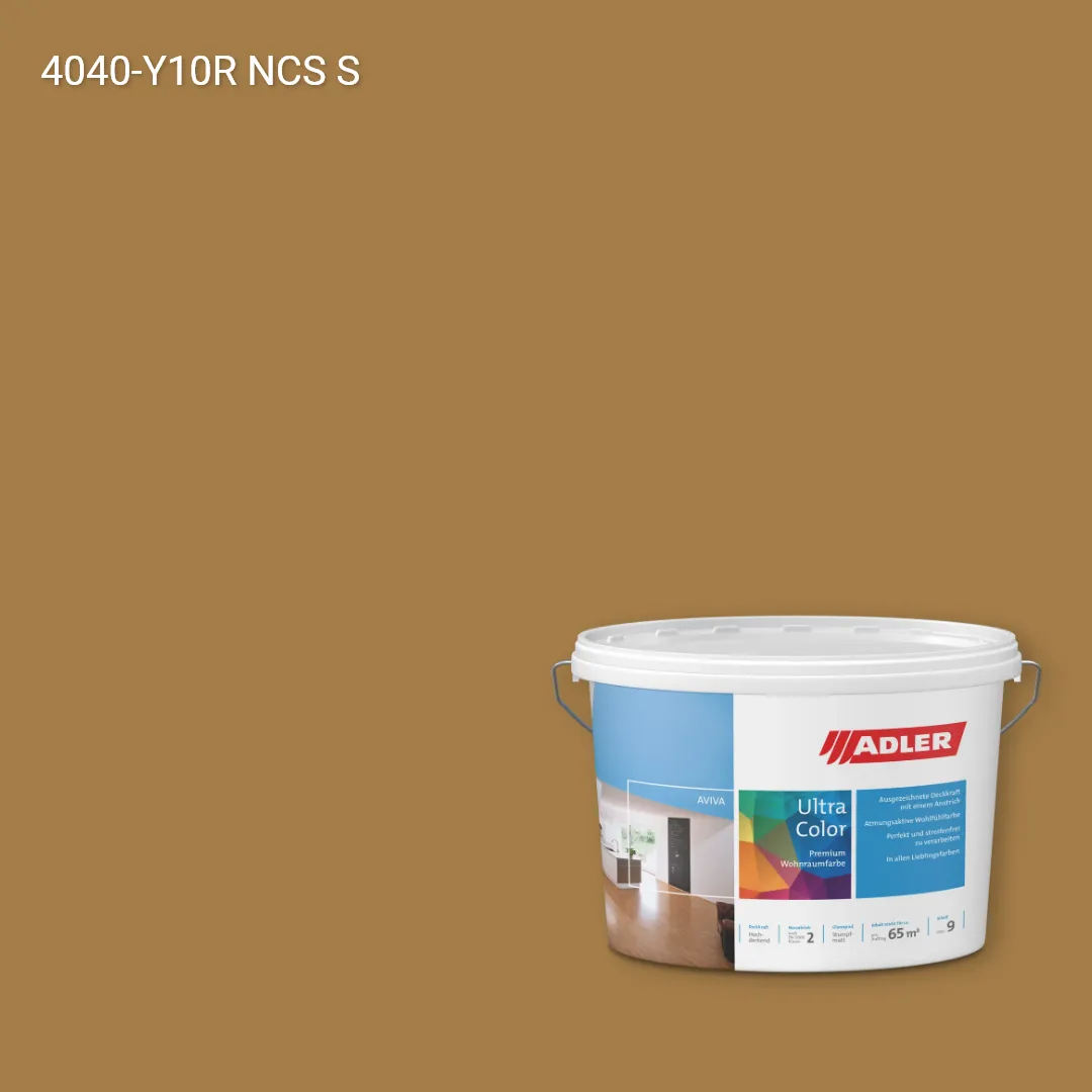 Інтер'єрна фарба Aviva Ultra-Color колір NCS S 4040-Y10R, Adler NCS S