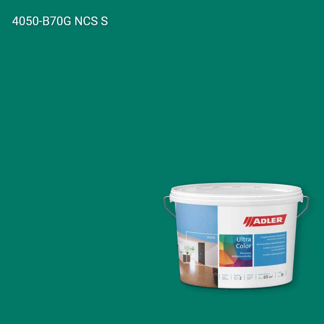 Інтер'єрна фарба Aviva Ultra-Color колір NCS S 4050-B70G, Adler NCS S