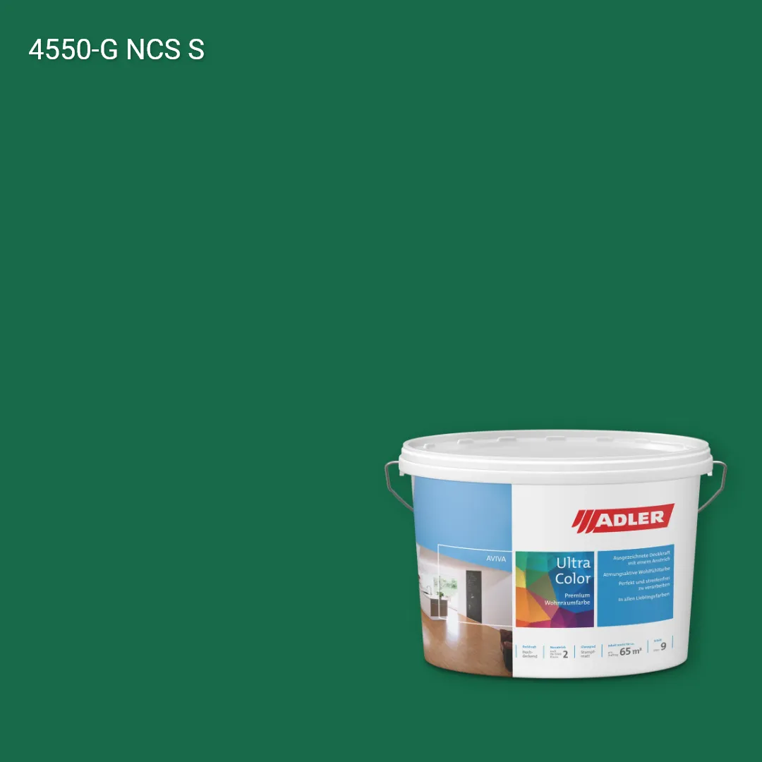Інтер'єрна фарба Aviva Ultra-Color колір NCS S 4550-G, Adler NCS S