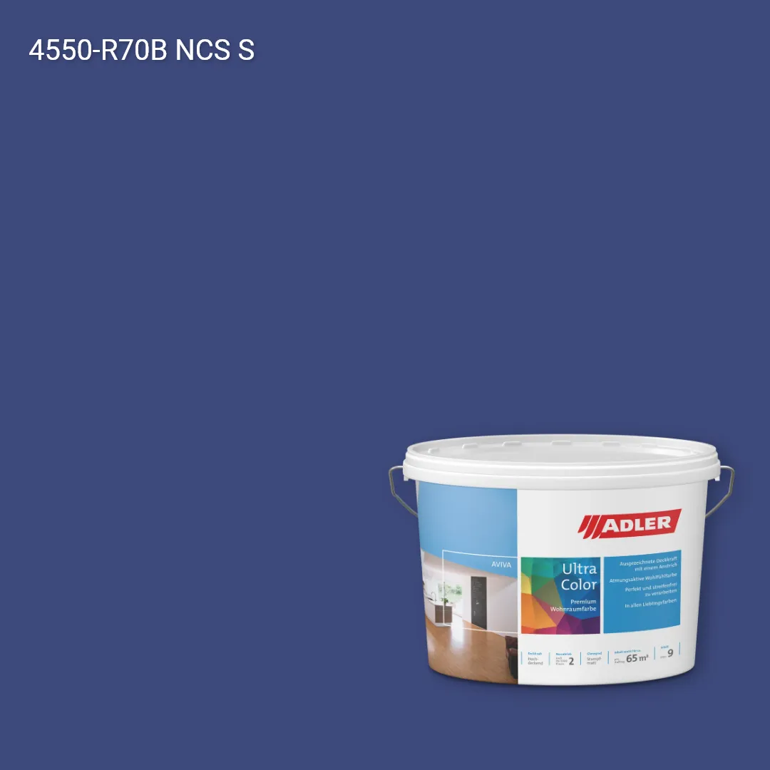 Інтер'єрна фарба Aviva Ultra-Color колір NCS S 4550-R70B, Adler NCS S