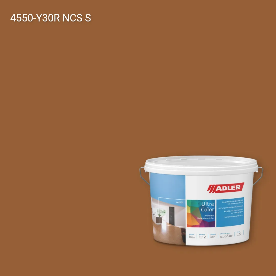Інтер'єрна фарба Aviva Ultra-Color колір NCS S 4550-Y30R, Adler NCS S