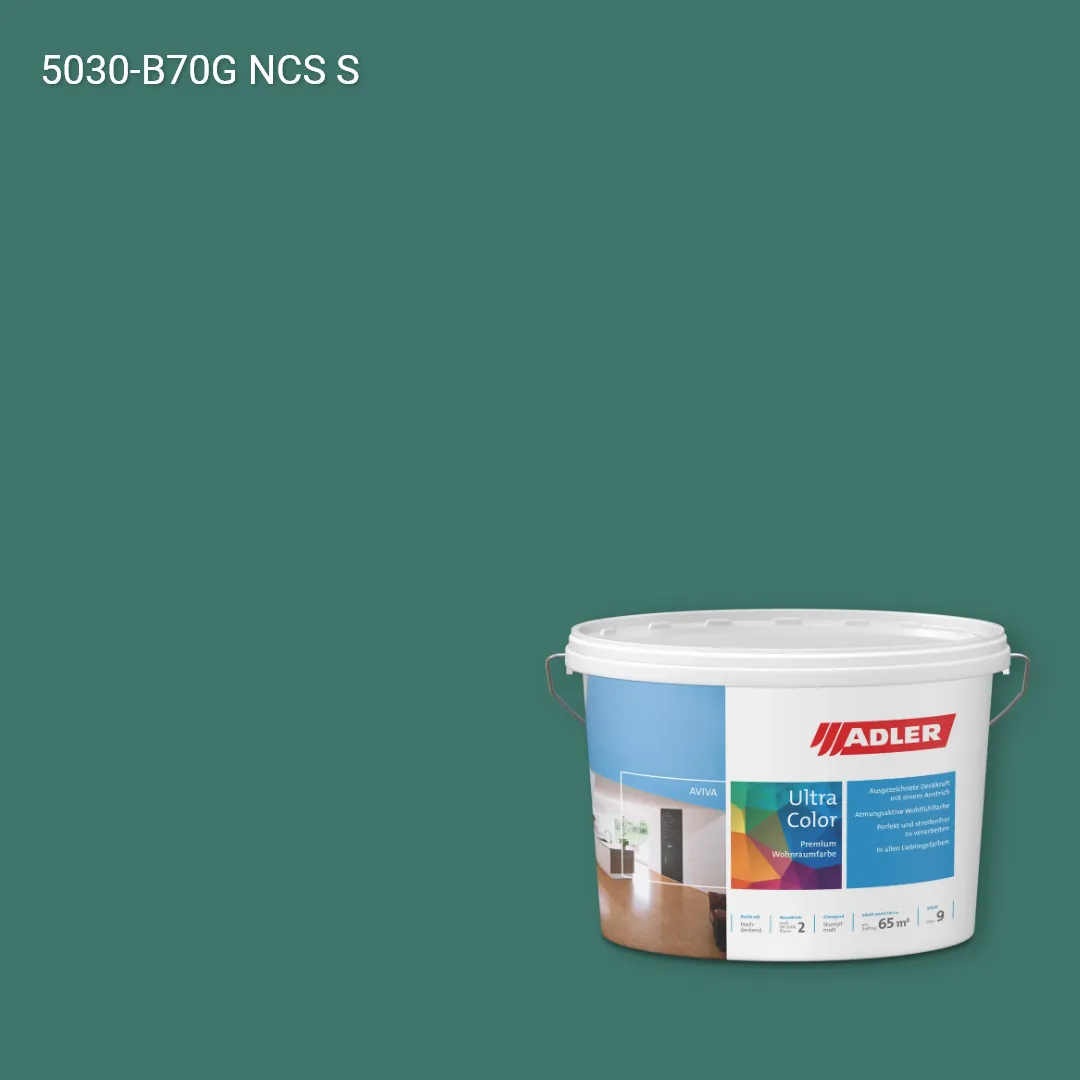 Інтер'єрна фарба Aviva Ultra-Color колір NCS S 5030-B70G, Adler NCS S