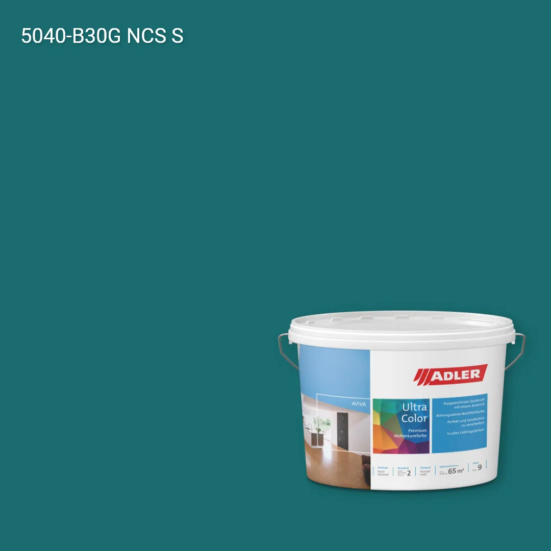 Інтер'єрна фарба Aviva Ultra-Color колір NCS S 5040-B30G, Adler NCS S