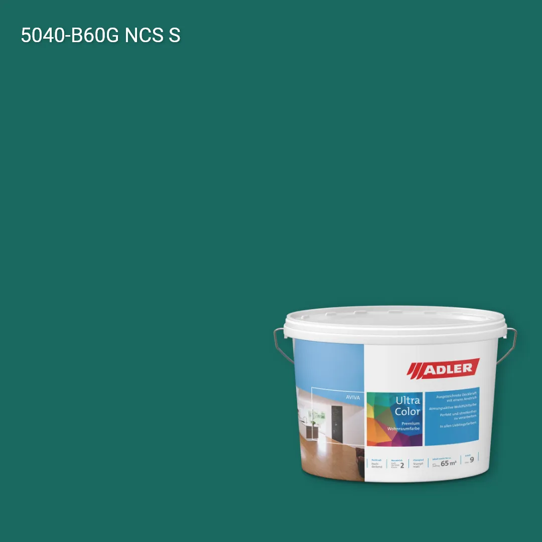 Інтер'єрна фарба Aviva Ultra-Color колір NCS S 5040-B60G, Adler NCS S