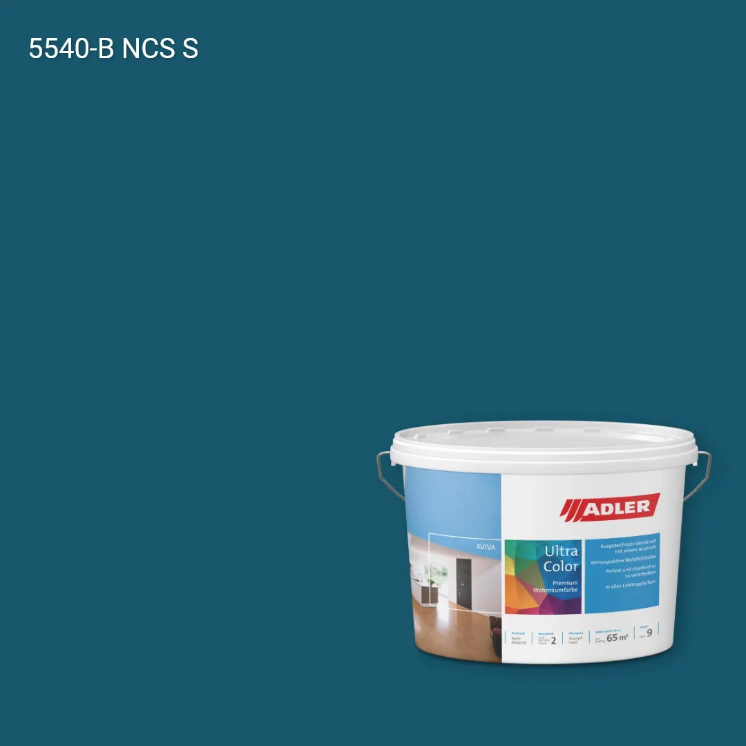 Інтер'єрна фарба Aviva Ultra-Color колір NCS S 5540-B, Adler NCS S