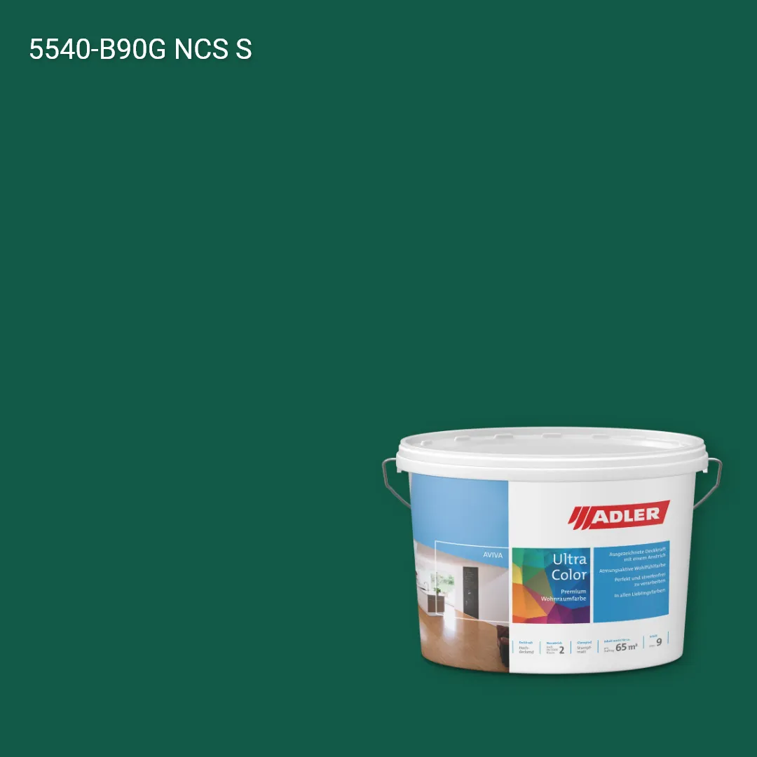 Інтер'єрна фарба Aviva Ultra-Color колір NCS S 5540-B90G, Adler NCS S