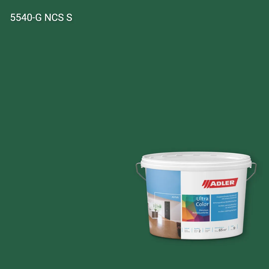 Інтер'єрна фарба Aviva Ultra-Color колір NCS S 5540-G, Adler NCS S