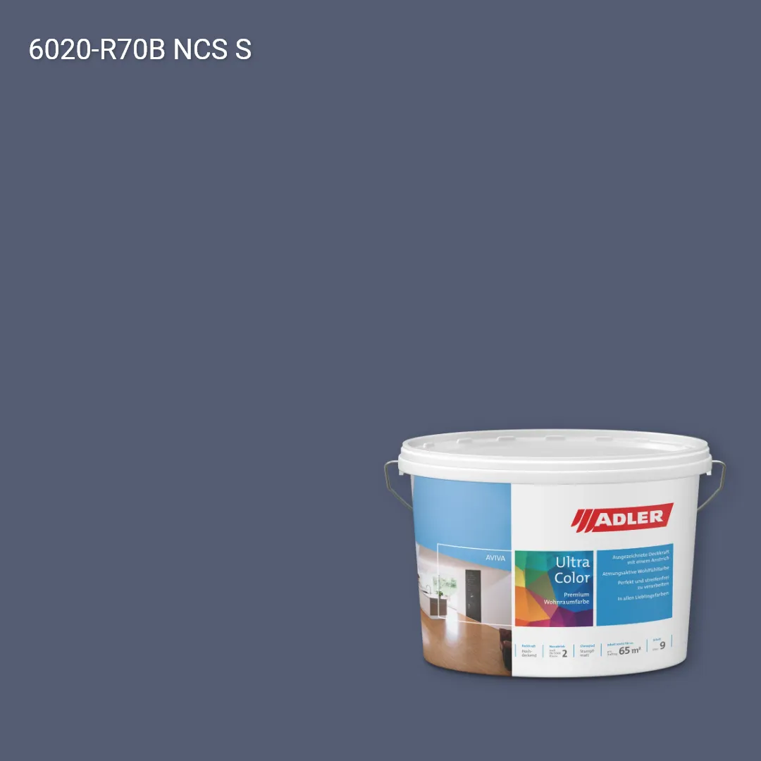 Інтер'єрна фарба Aviva Ultra-Color колір NCS S 6020-R70B, Adler NCS S
