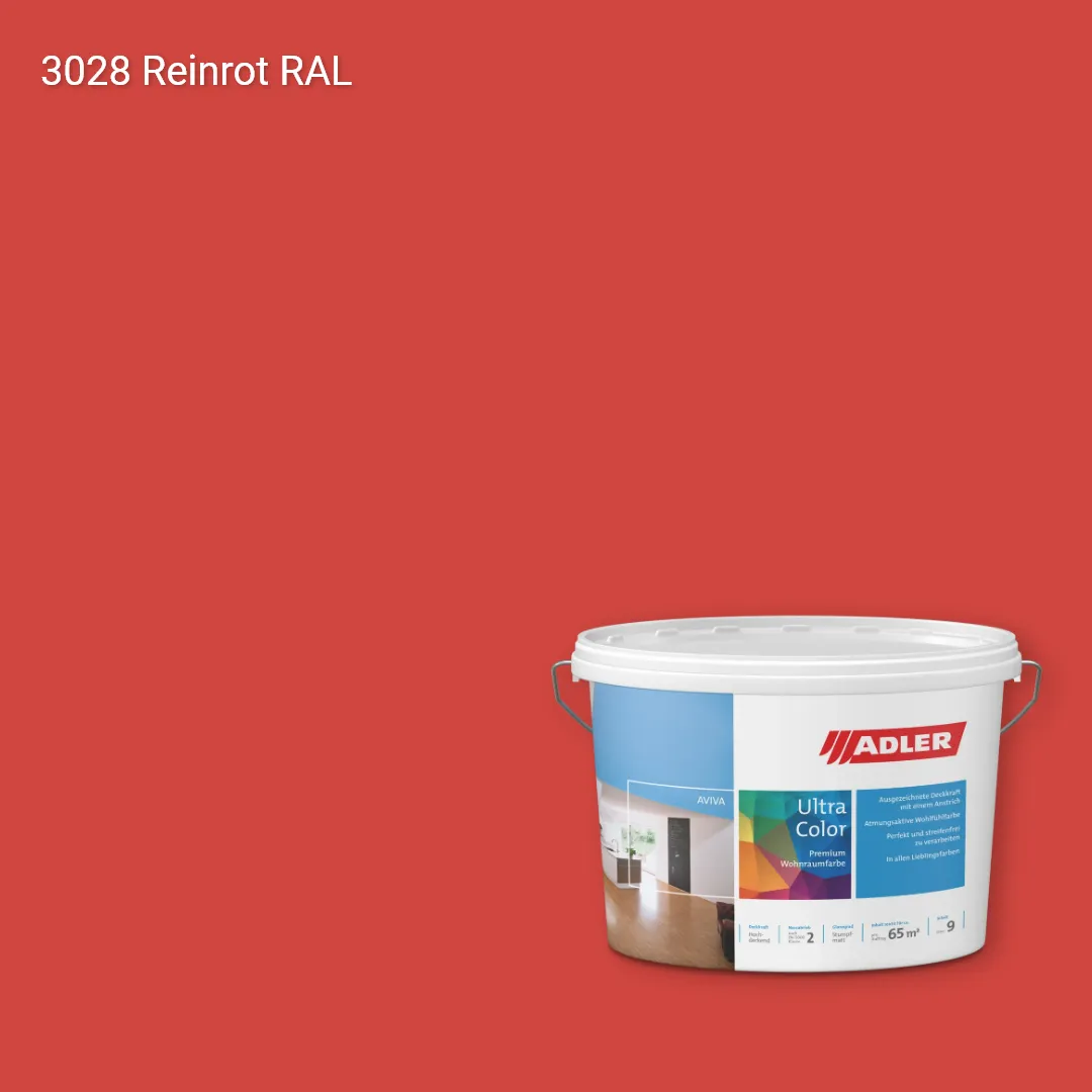 Інтер'єрна фарба Aviva Ultra-Color колір RAL 3028, Adler RAL 192 Інтер'єрна фарба Aviva Ultra-Color колір RAL 3028, Adler RAL 192
