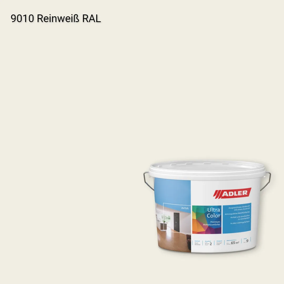 Інтер'єрна фарба Aviva Ultra-Color колір RAL 9010, Adler RAL 192 Інтер'єрна фарба Aviva Ultra-Color колір RAL 9010, Adler RAL 192