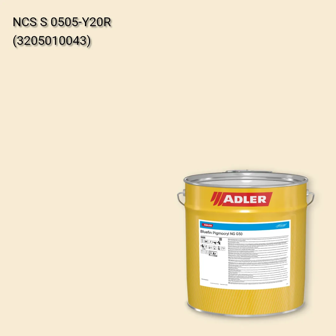 Лак меблевий Bluefin Pigmocryl NG G50 колір NCS S 0505-Y20R, Adler NCS S