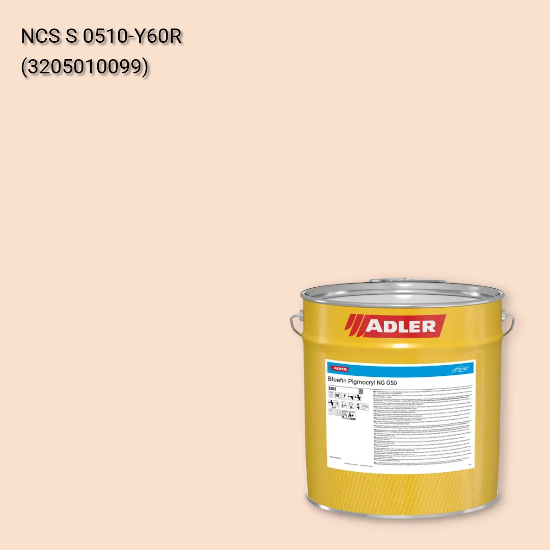 Лак меблевий Bluefin Pigmocryl NG G50 колір NCS S 0510-Y60R, Adler NCS S