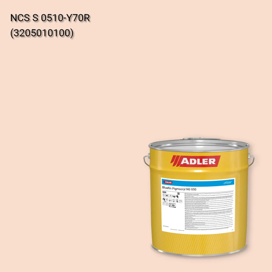 Лак меблевий Bluefin Pigmocryl NG G50 колір NCS S 0510-Y70R, Adler NCS S