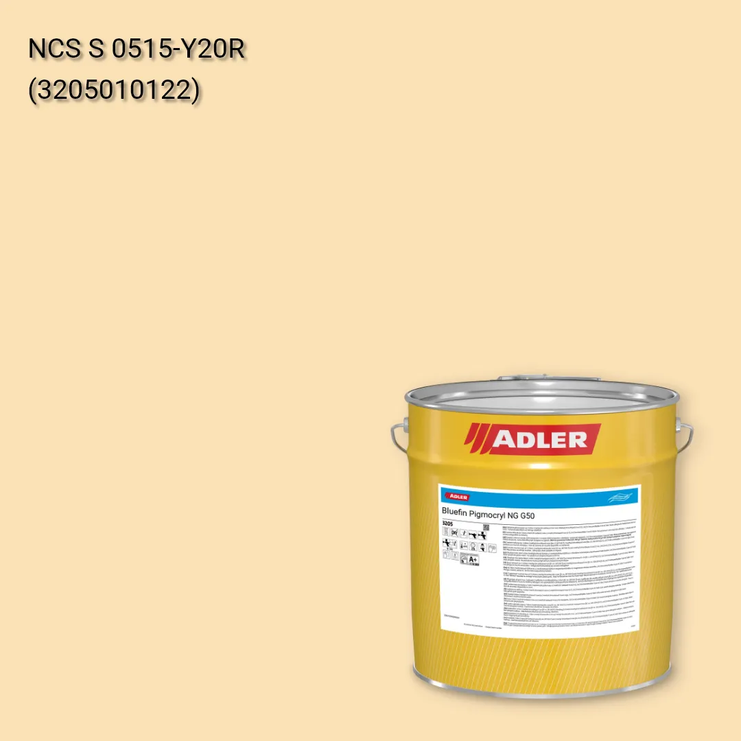 Лак меблевий Bluefin Pigmocryl NG G50 колір NCS S 0515-Y20R, Adler NCS S