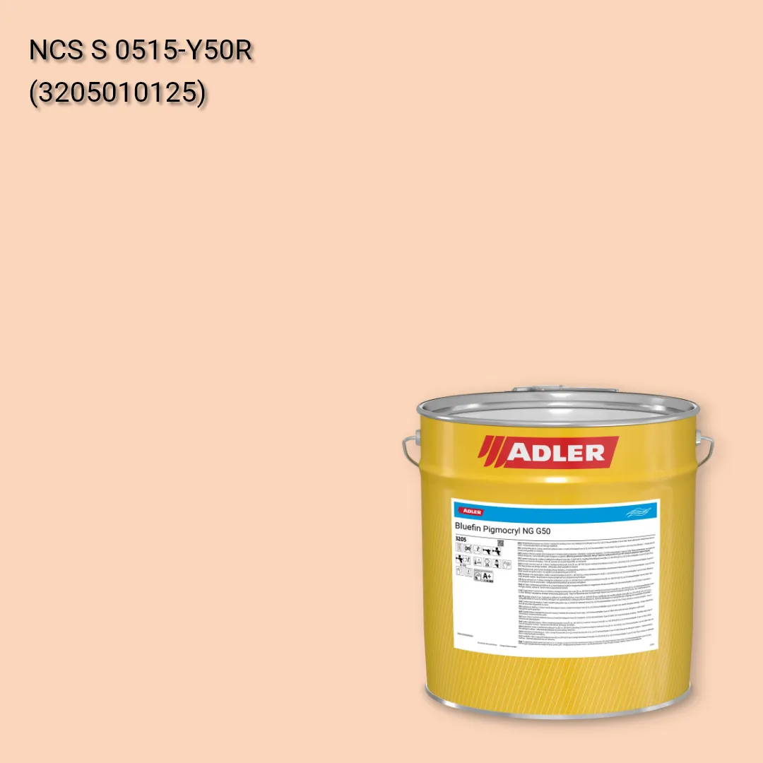 Лак меблевий Bluefin Pigmocryl NG G50 колір NCS S 0515-Y50R, Adler NCS S