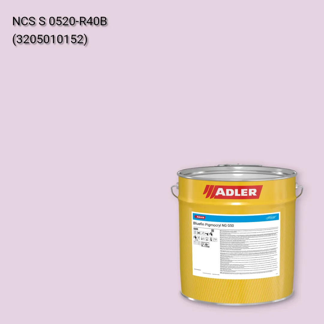 Лак меблевий Bluefin Pigmocryl NG G50 колір NCS S 0520-R40B, Adler NCS S
