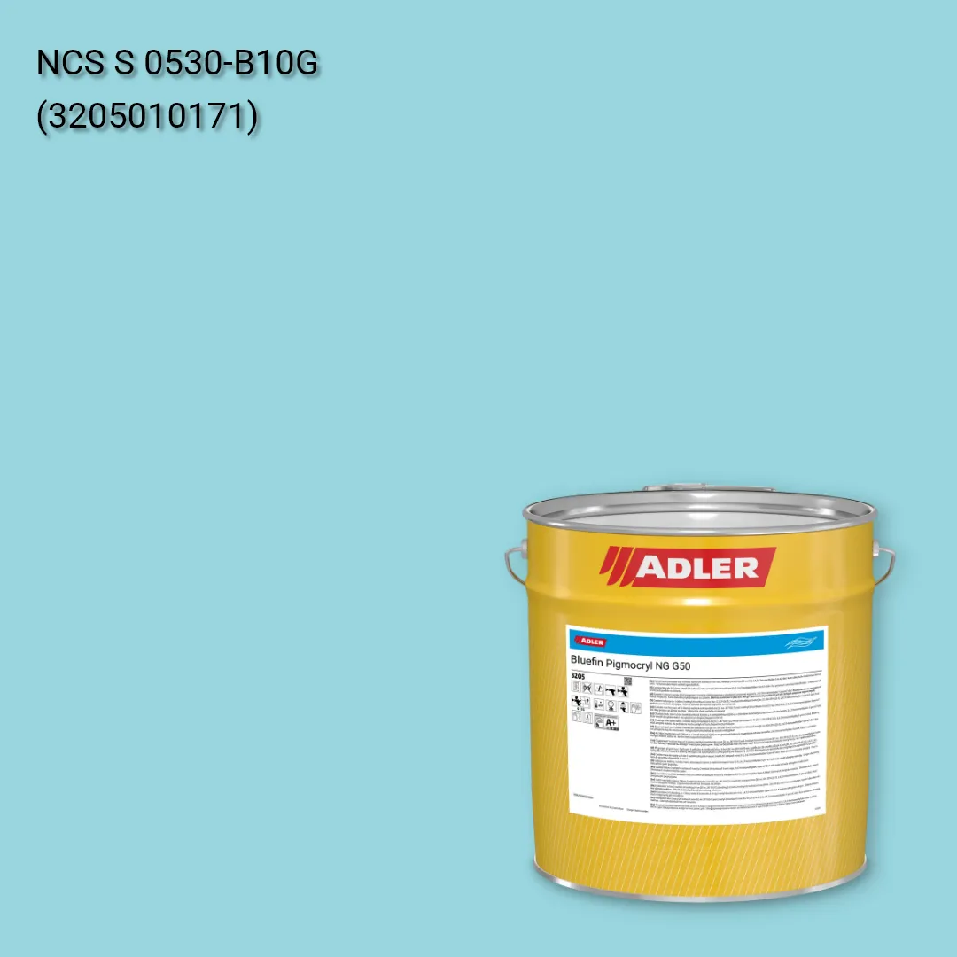 Лак меблевий Bluefin Pigmocryl NG G50 колір NCS S 0530-B10G, Adler NCS S