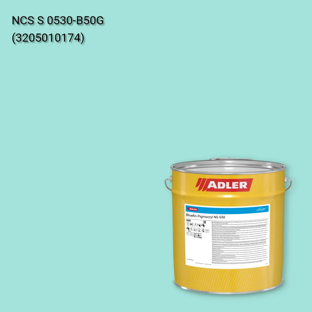 Лак меблевий Bluefin Pigmocryl NG G50 колір NCS S 0530-B50G, Adler NCS S