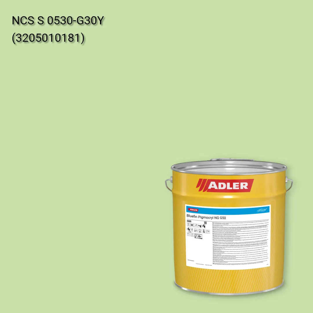 Лак меблевий Bluefin Pigmocryl NG G50 колір NCS S 0530-G30Y, Adler NCS S