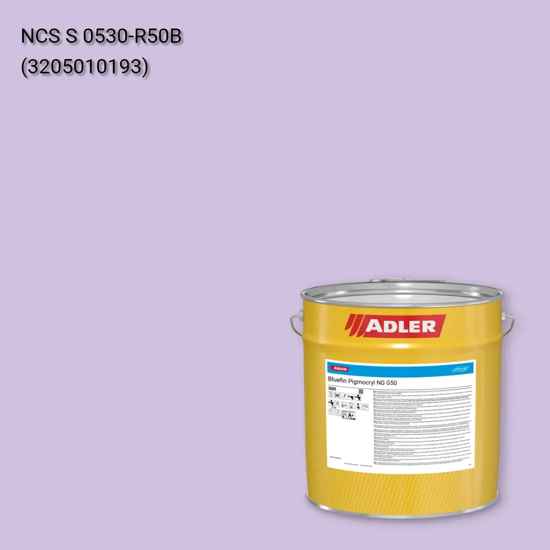 Лак меблевий Bluefin Pigmocryl NG G50 колір NCS S 0530-R50B, Adler NCS S