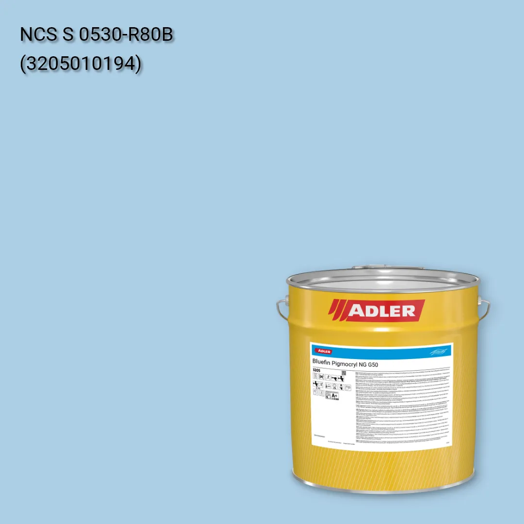 Лак меблевий Bluefin Pigmocryl NG G50 колір NCS S 0530-R80B, Adler NCS S