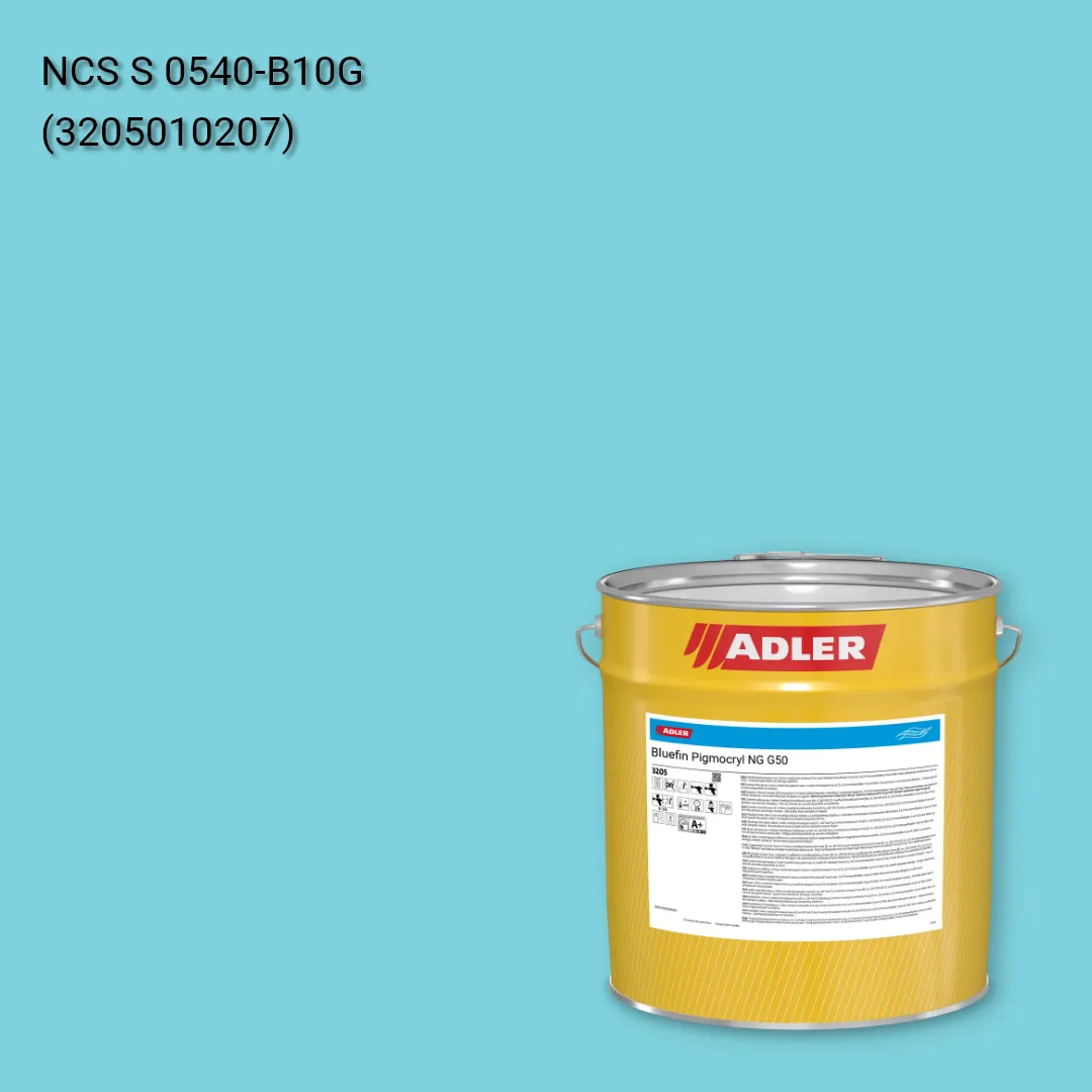 Лак меблевий Bluefin Pigmocryl NG G50 колір NCS S 0540-B10G, Adler NCS S
