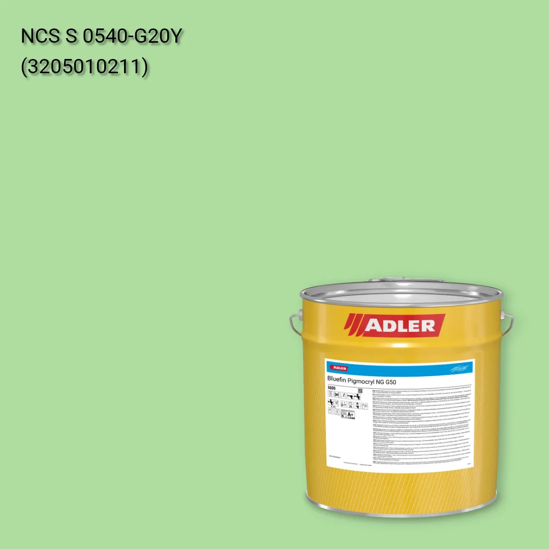 Лак меблевий Bluefin Pigmocryl NG G50 колір NCS S 0540-G20Y, Adler NCS S