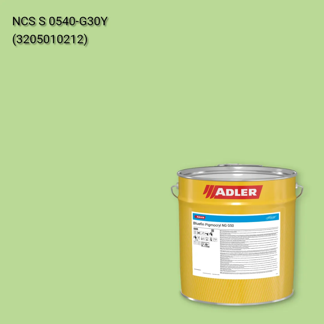Лак меблевий Bluefin Pigmocryl NG G50 колір NCS S 0540-G30Y, Adler NCS S