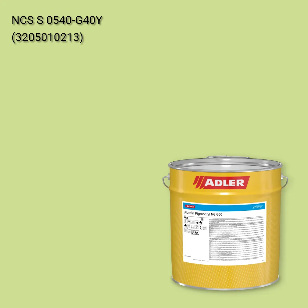 Лак меблевий Bluefin Pigmocryl NG G50 колір NCS S 0540-G40Y, Adler NCS S
