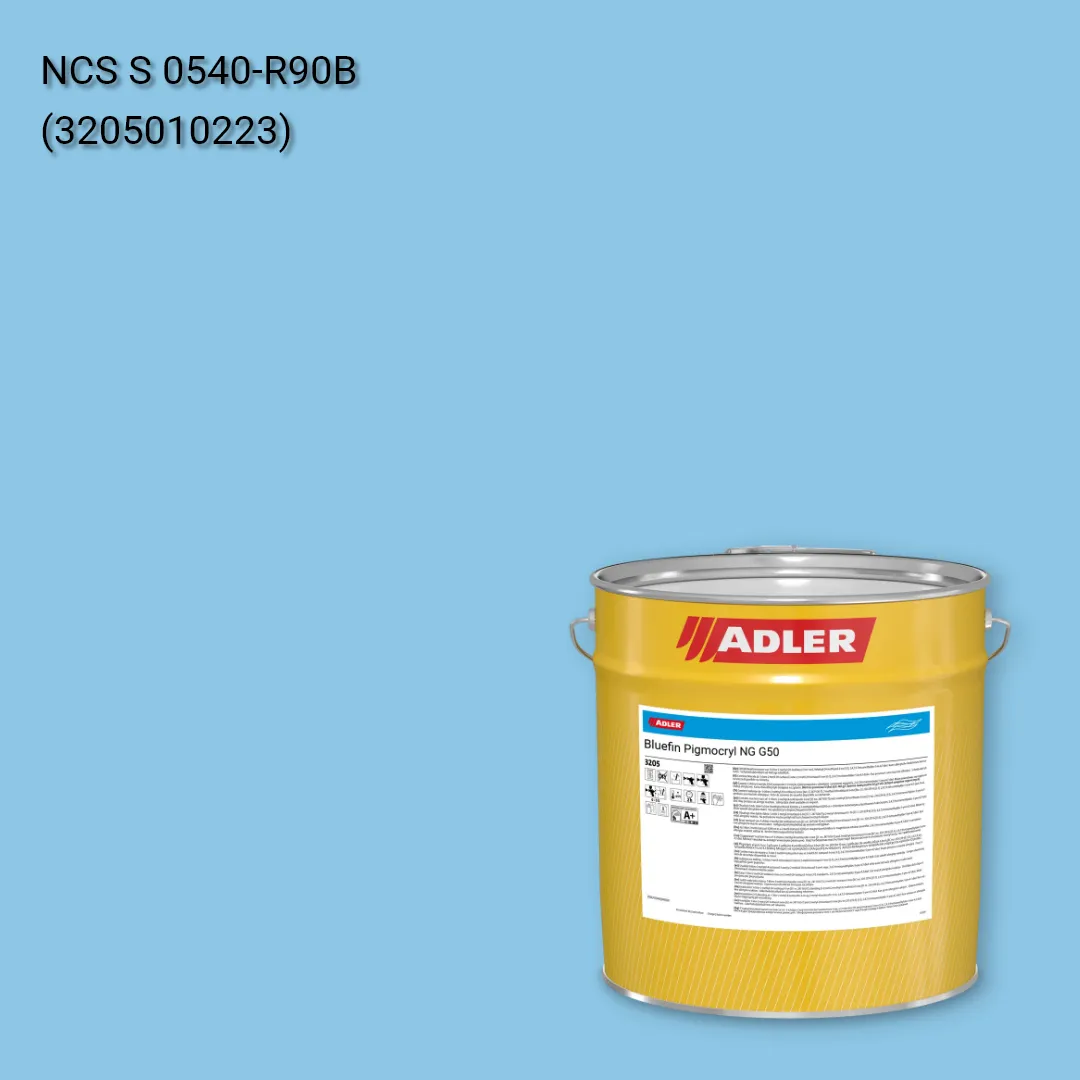 Лак меблевий Bluefin Pigmocryl NG G50 колір NCS S 0540-R90B, Adler NCS S