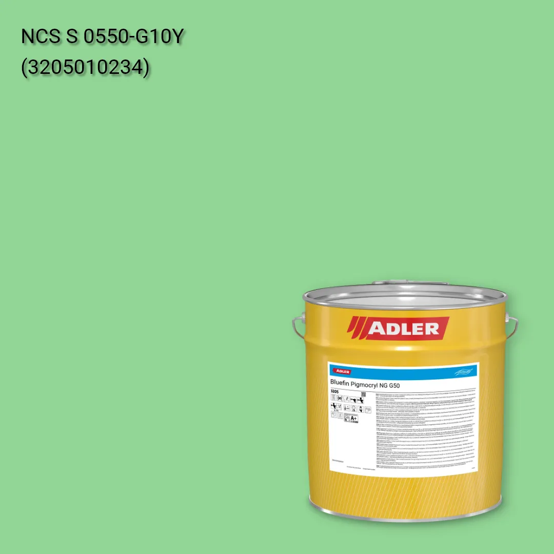 Лак меблевий Bluefin Pigmocryl NG G50 колір NCS S 0550-G10Y, Adler NCS S