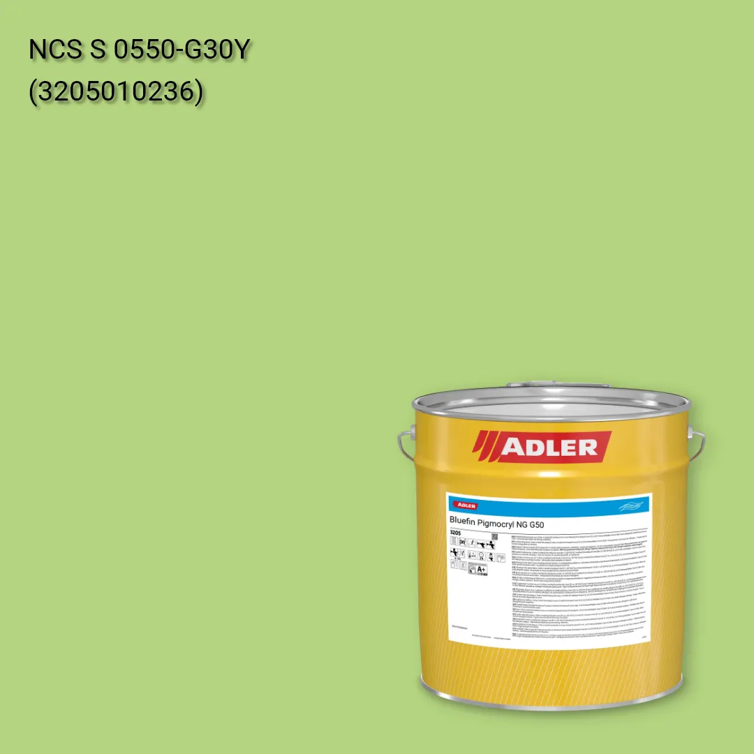 Лак меблевий Bluefin Pigmocryl NG G50 колір NCS S 0550-G30Y, Adler NCS S