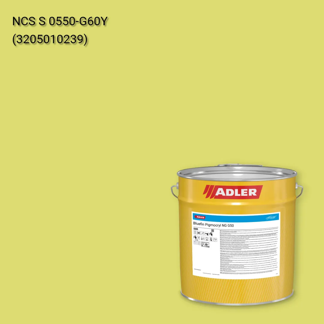 Лак меблевий Bluefin Pigmocryl NG G50 колір NCS S 0550-G60Y, Adler NCS S