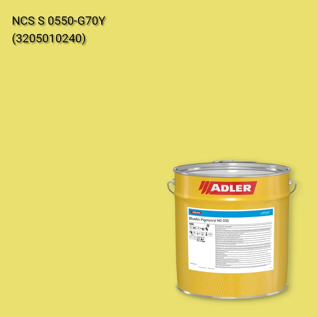 Лак меблевий Bluefin Pigmocryl NG G50 колір NCS S 0550-G70Y, Adler NCS S