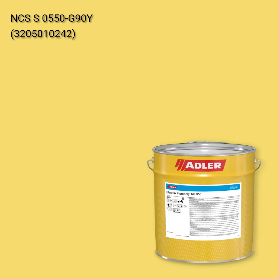 Лак меблевий Bluefin Pigmocryl NG G50 колір NCS S 0550-G90Y, Adler NCS S