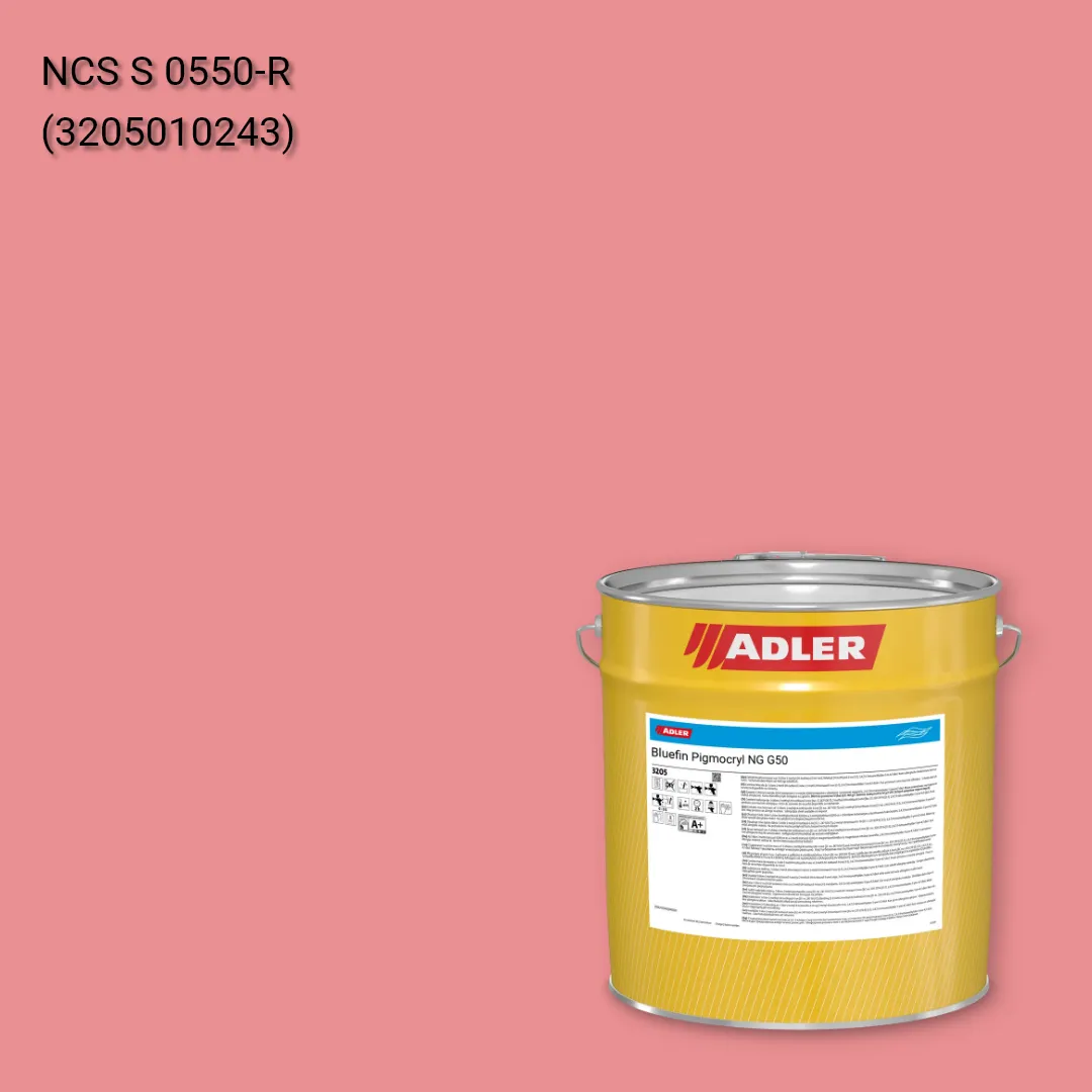 Лак меблевий Bluefin Pigmocryl NG G50 колір NCS S 0550-R, Adler NCS S