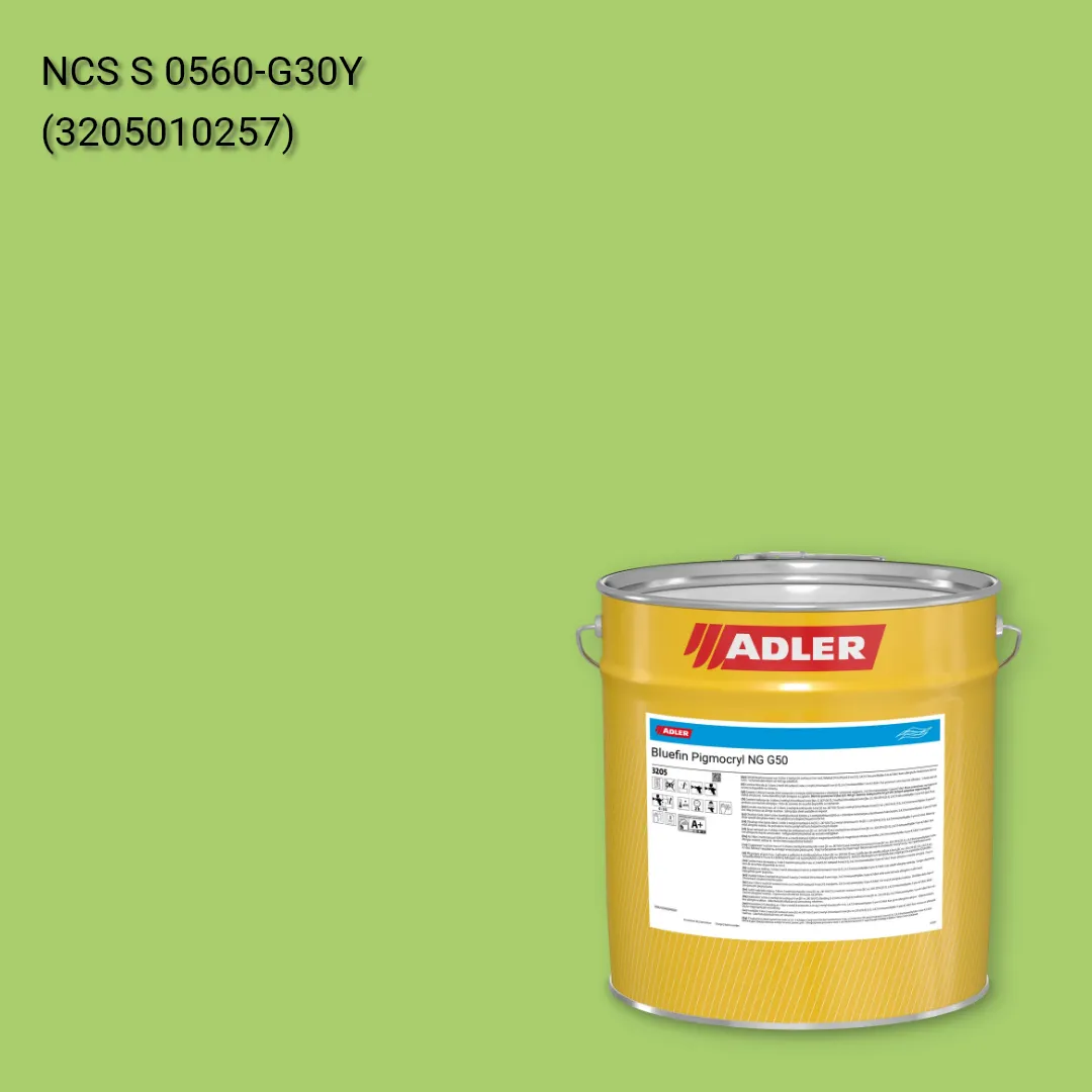 Лак меблевий Bluefin Pigmocryl NG G50 колір NCS S 0560-G30Y, Adler NCS S