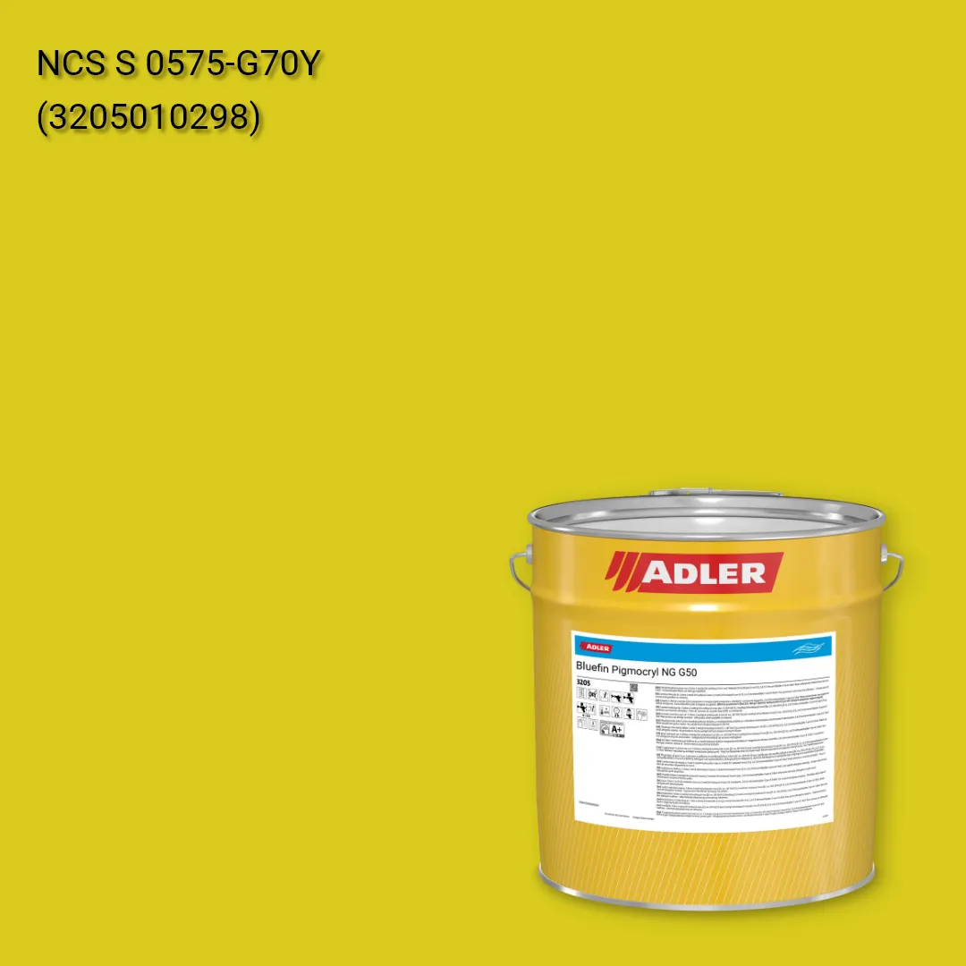 Лак меблевий Bluefin Pigmocryl NG G50 колір NCS S 0575-G70Y, Adler NCS S