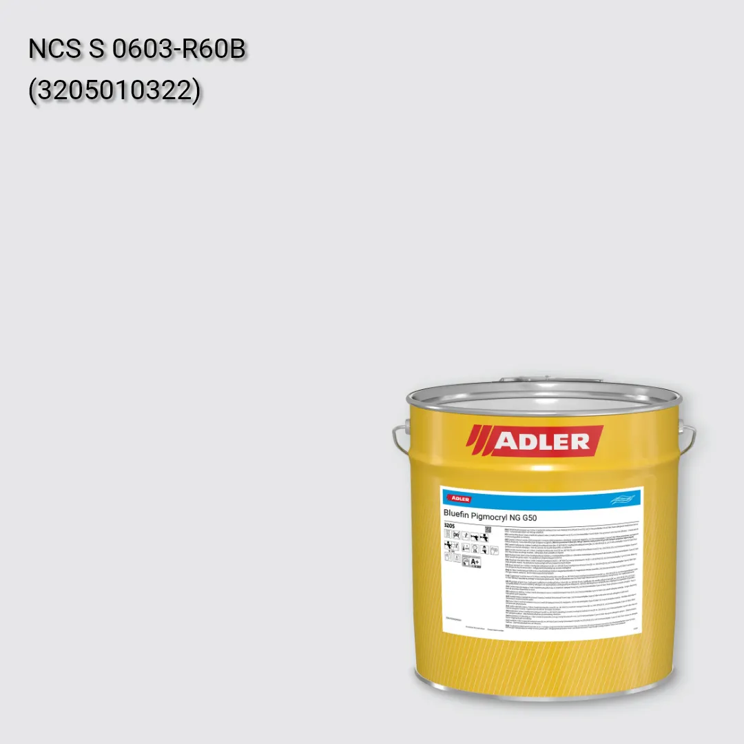Лак меблевий Bluefin Pigmocryl NG G50 колір NCS S 0603-R60B, Adler NCS S