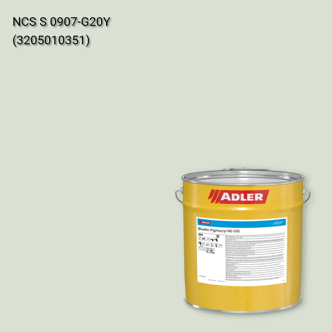 Лак меблевий Bluefin Pigmocryl NG G50 колір NCS S 0907-G20Y, Adler NCS S