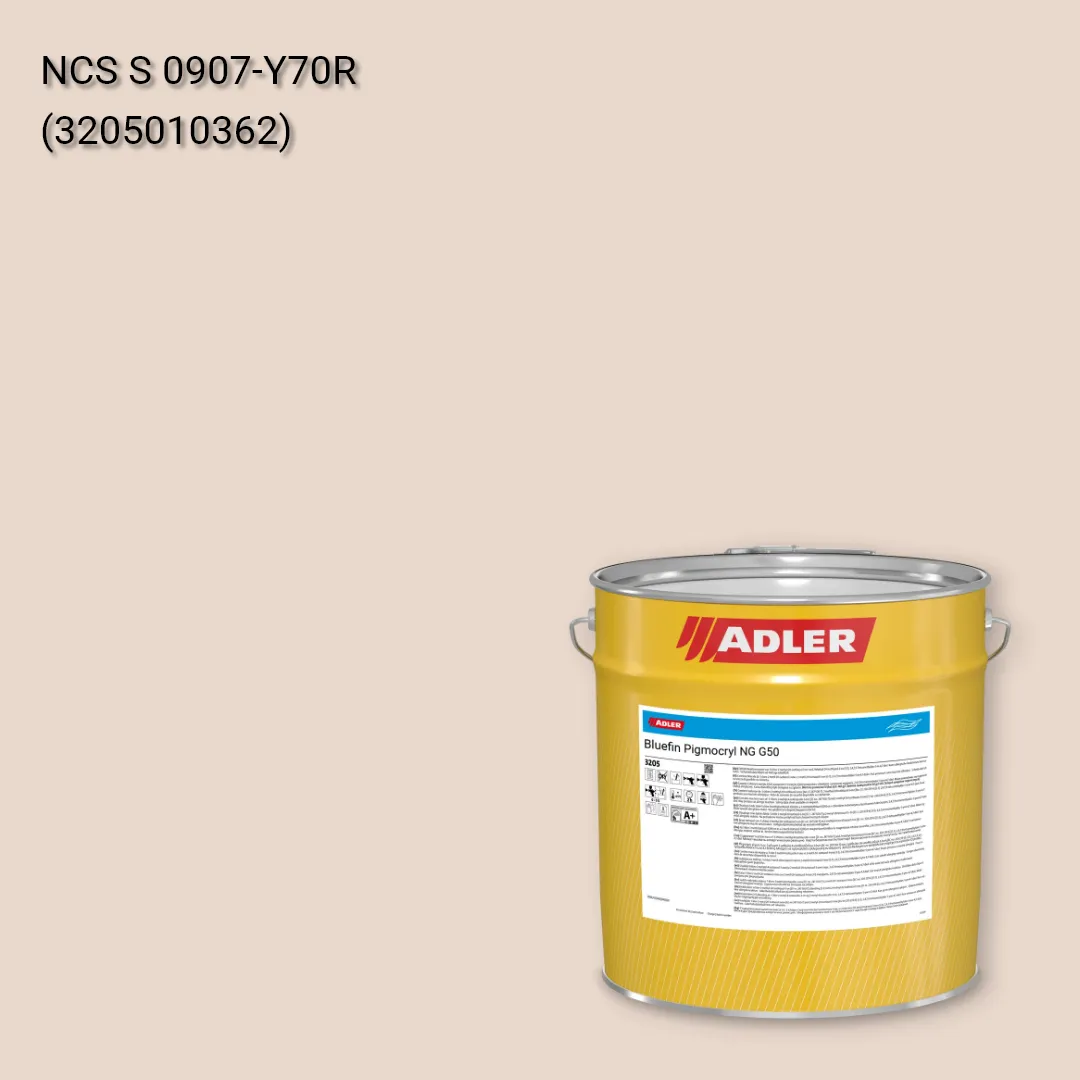 Лак меблевий Bluefin Pigmocryl NG G50 колір NCS S 0907-Y70R, Adler NCS S