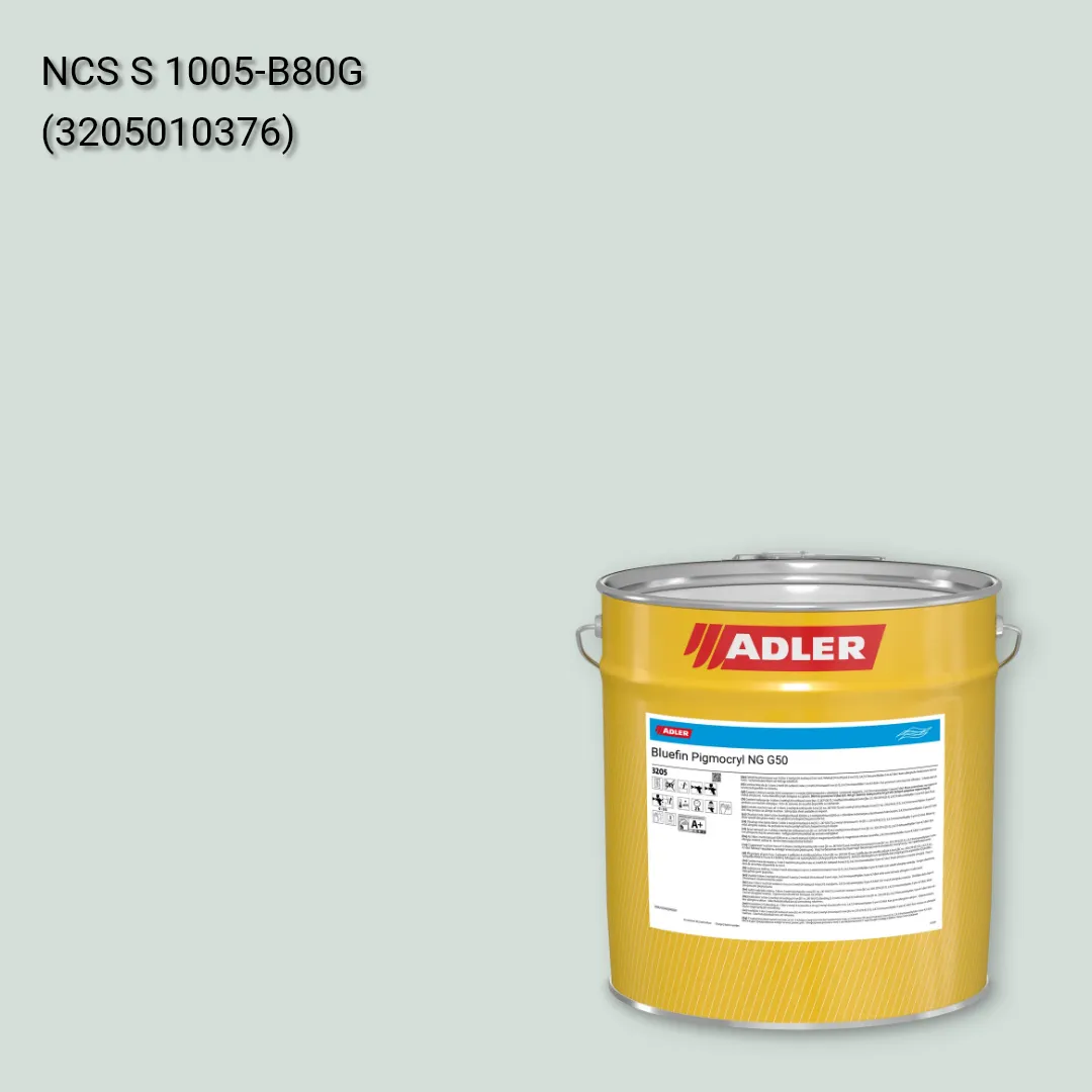 Лак меблевий Bluefin Pigmocryl NG G50 колір NCS S 1005-B80G, Adler NCS S