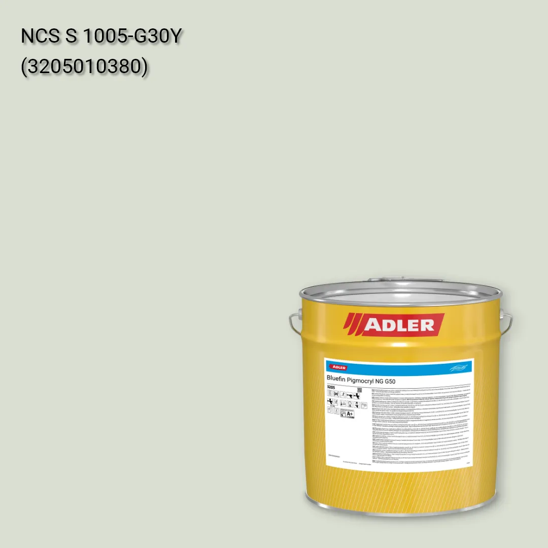 Лак меблевий Bluefin Pigmocryl NG G50 колір NCS S 1005-G30Y, Adler NCS S