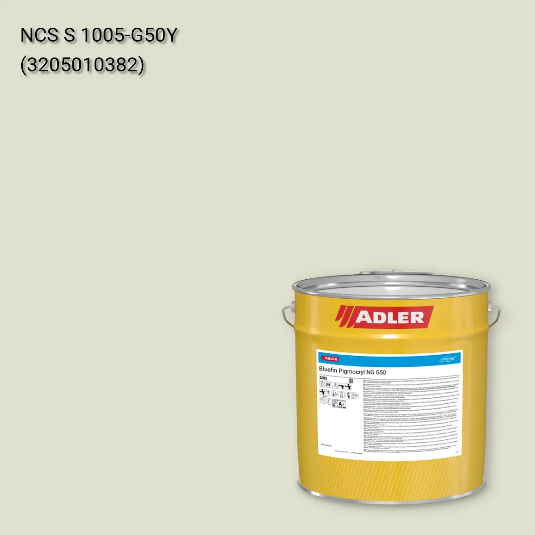 Лак меблевий Bluefin Pigmocryl NG G50 колір NCS S 1005-G50Y, Adler NCS S