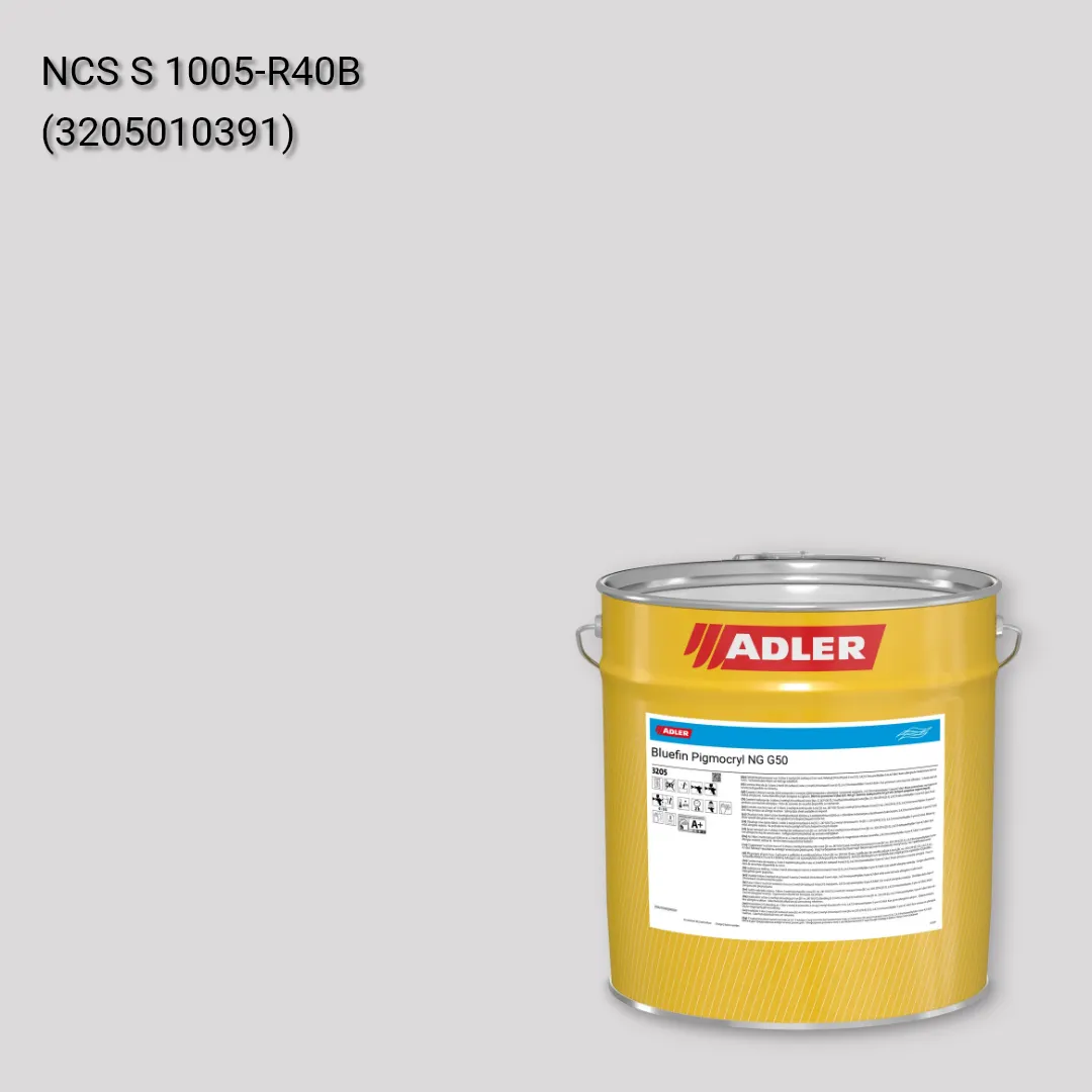 Лак меблевий Bluefin Pigmocryl NG G50 колір NCS S 1005-R40B, Adler NCS S