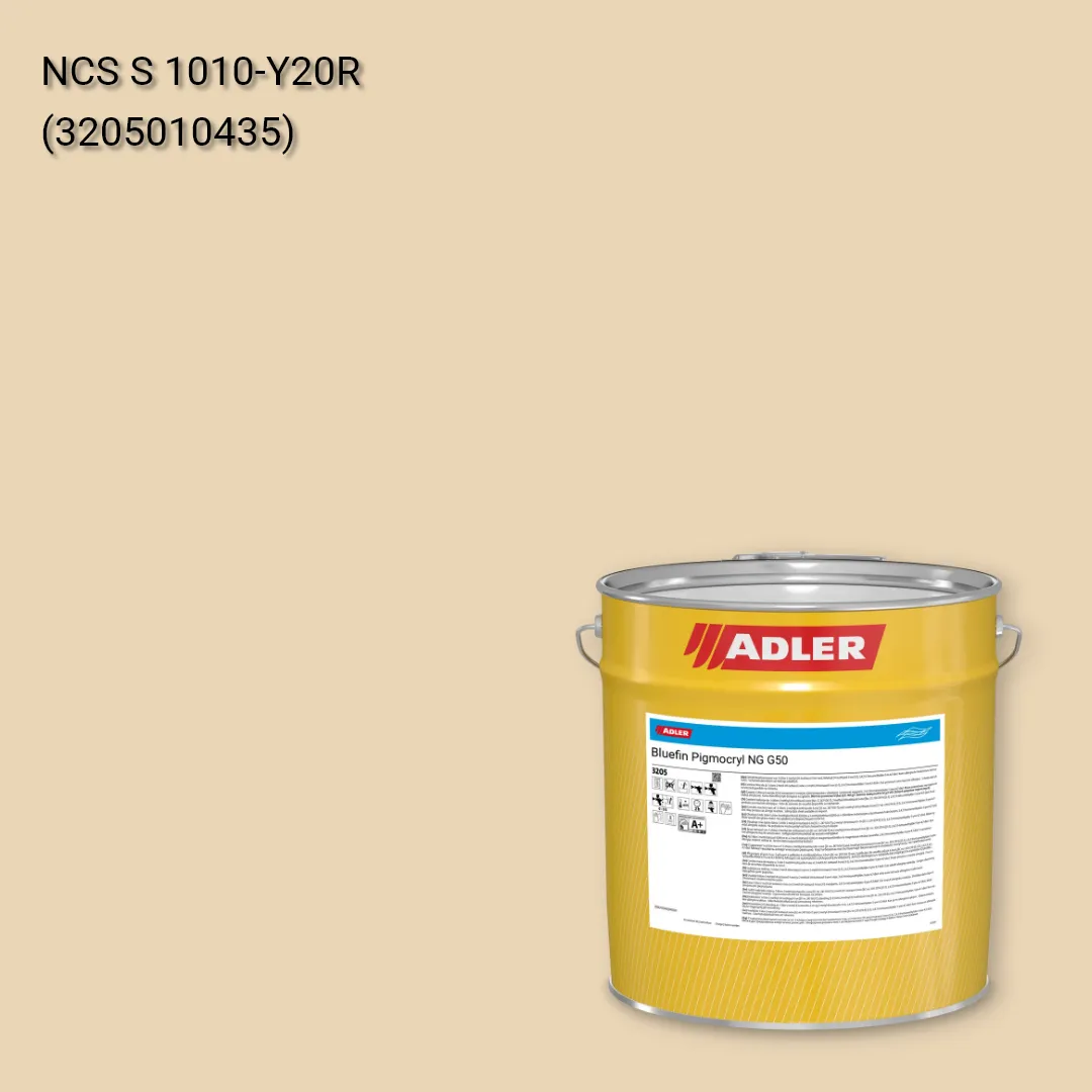 Лак меблевий Bluefin Pigmocryl NG G50 колір NCS S 1010-Y20R, Adler NCS S