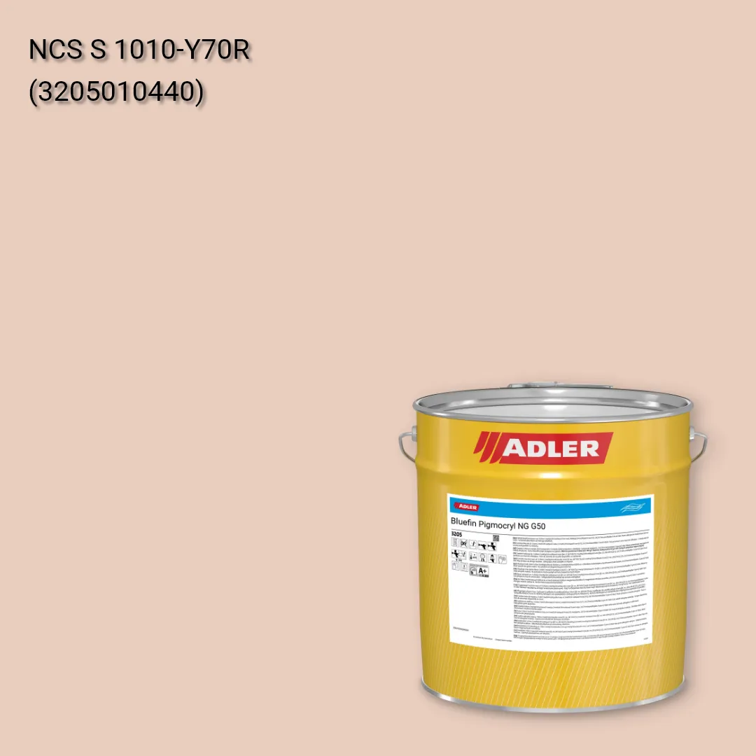 Лак меблевий Bluefin Pigmocryl NG G50 колір NCS S 1010-Y70R, Adler NCS S