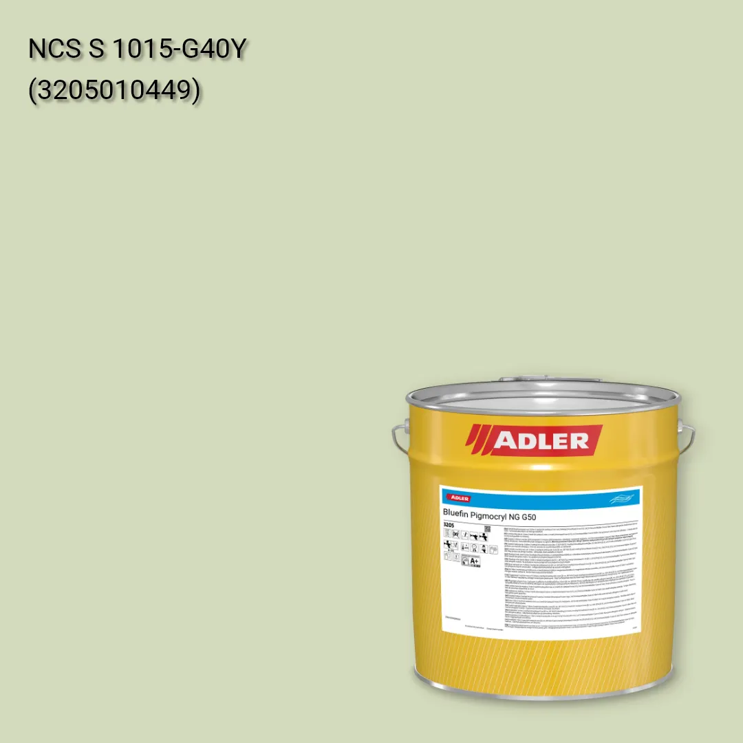 Лак меблевий Bluefin Pigmocryl NG G50 колір NCS S 1015-G40Y, Adler NCS S