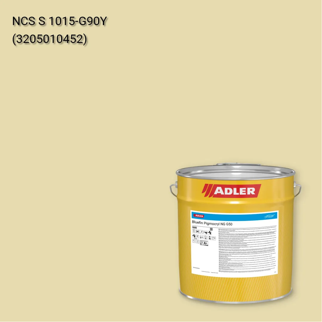 Лак меблевий Bluefin Pigmocryl NG G50 колір NCS S 1015-G90Y, Adler NCS S