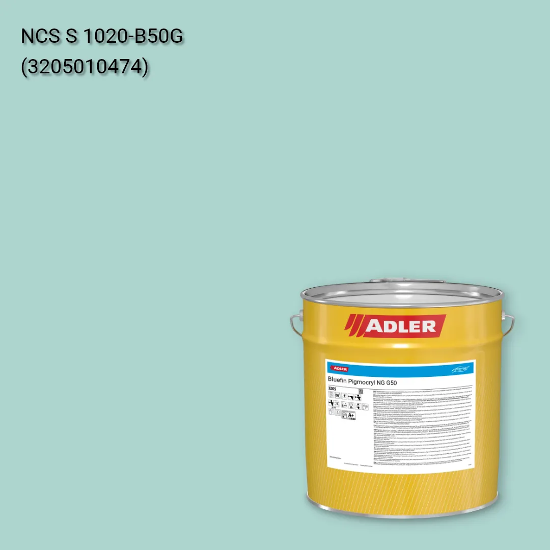 Лак меблевий Bluefin Pigmocryl NG G50 колір NCS S 1020-B50G, Adler NCS S